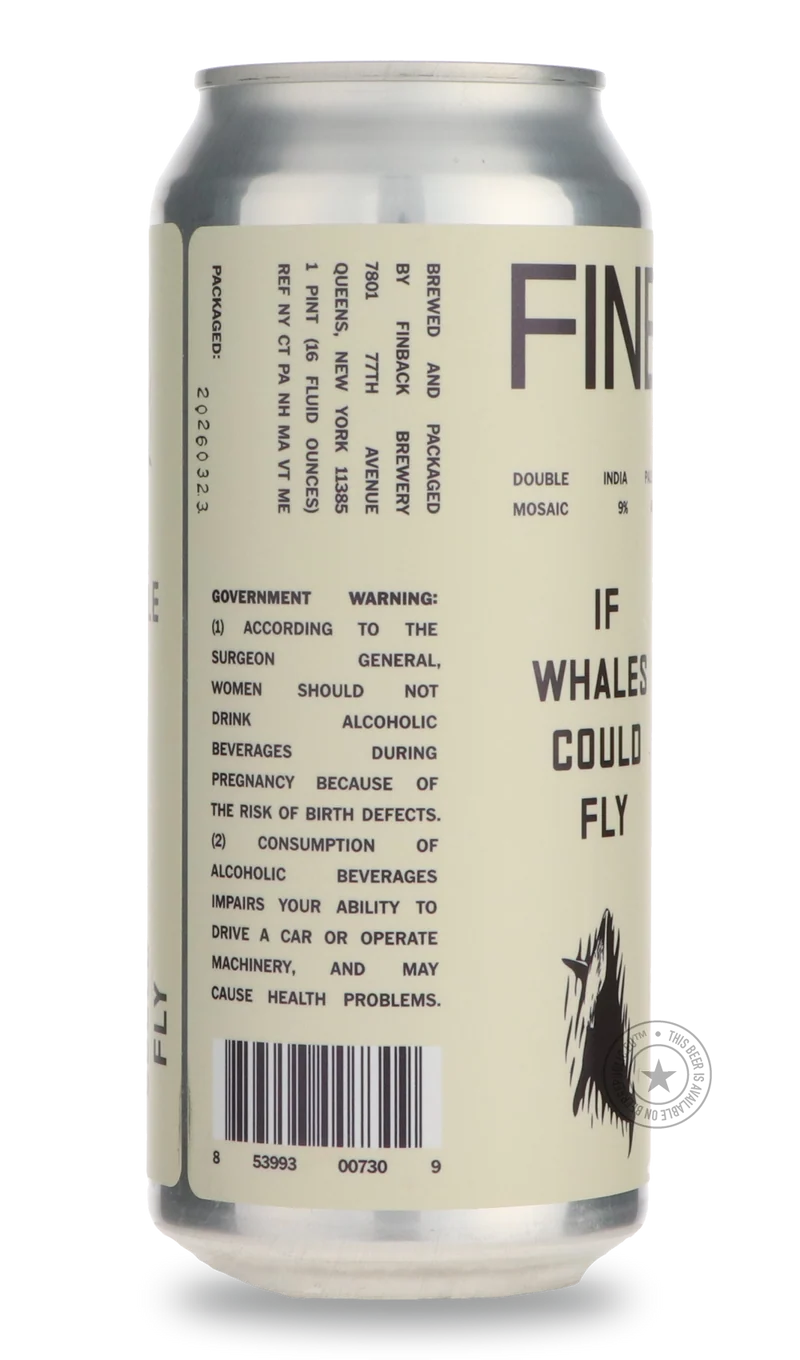 If Whales Could Fly