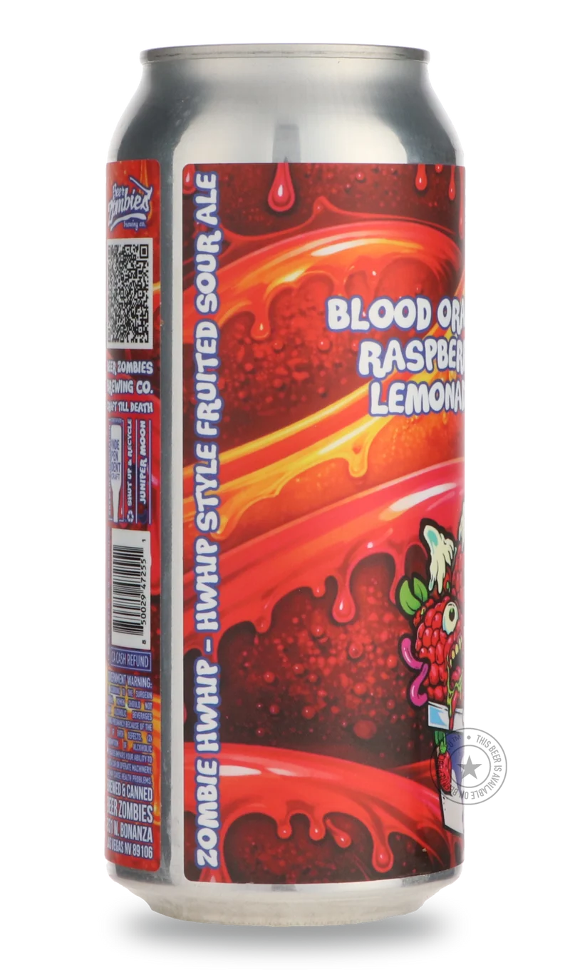 Zombie HWhip: Blood Orange Raspberry Lemonade