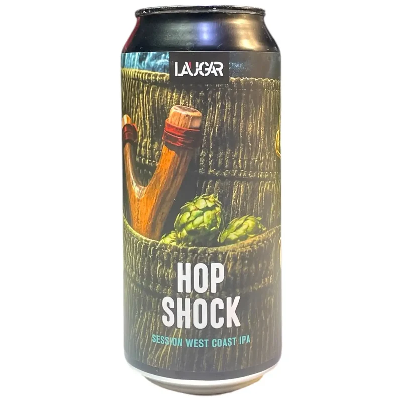 LAUGAR HOP SHOCK SESSION WEST COAST IPA 44CL