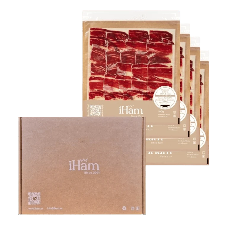 Paleta de Bellota 100% Ibérica de iHam, 4 sobres de 100 g