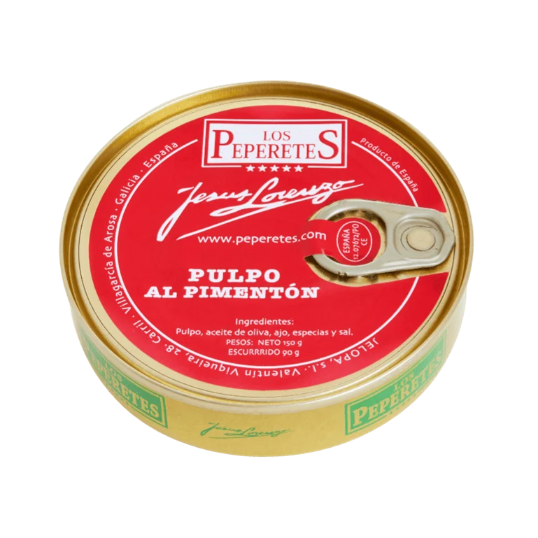 Pulpo al pimentón Los Peperetes, 1 lata de 120 g