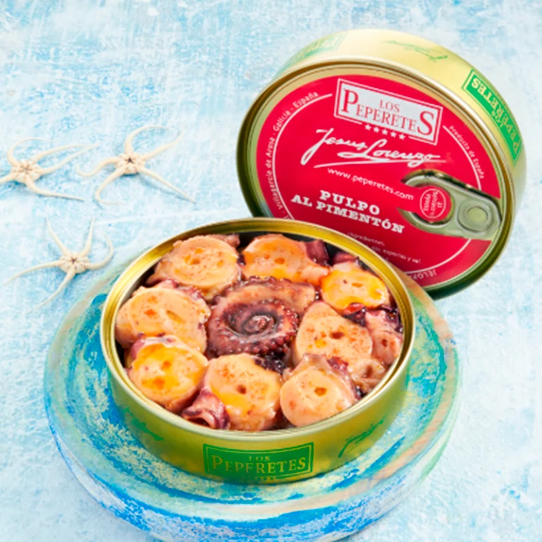 Pulpo al pimentón Los Peperetes, 1 lata de 120 g