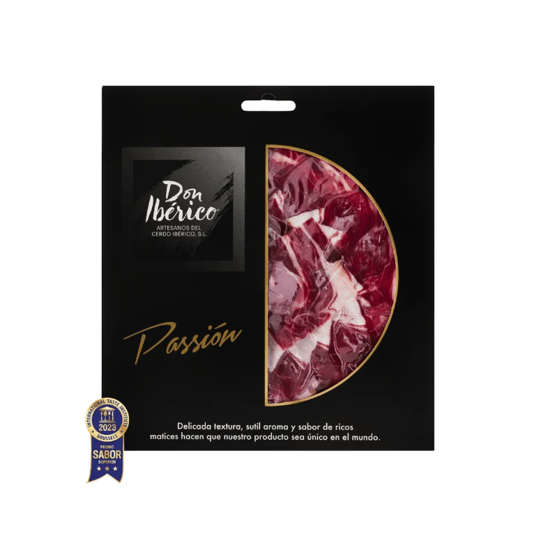 Paleta de Bellota 100% Ibérico loncheada a cuchillo de Don Ibérico, 5 sobres de 80 g