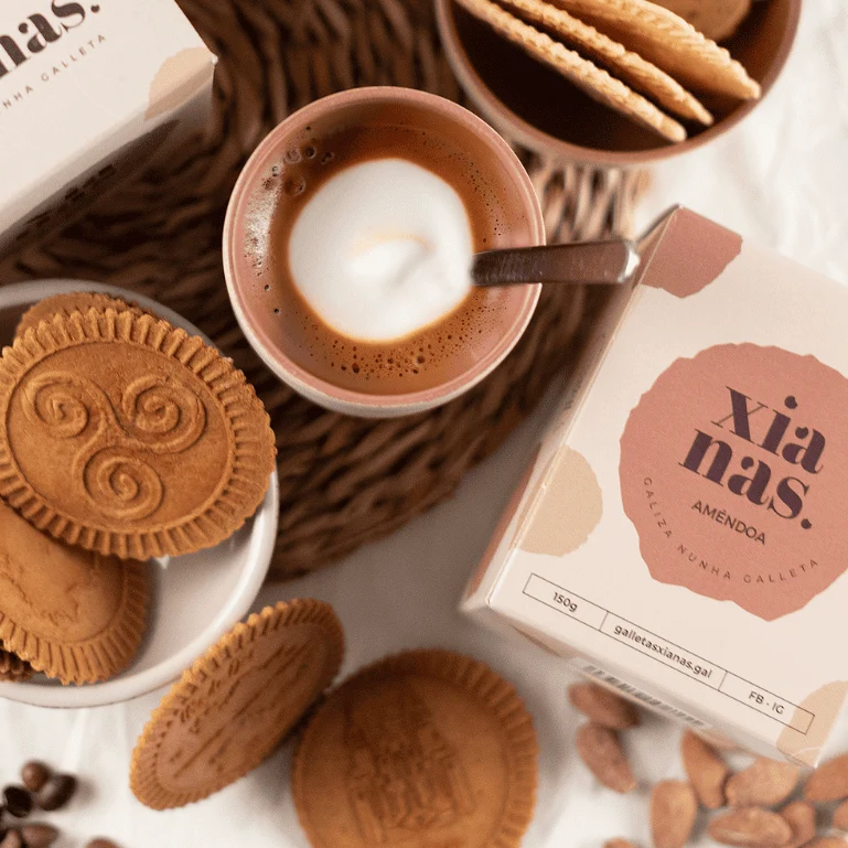 Galletas de almendra de Xianas, caja de 150 g