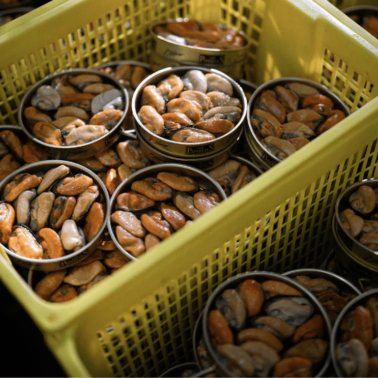 Mejillones en escabeche de Los Peperetes, lata de 10-12 piezas medianas
