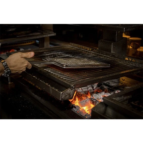 Parrilla para kokotxas Josper trama cuadrada. 20 x 30 cm - 1 Ud.