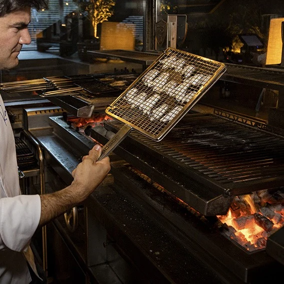 Parrilla para kokotxas Josper trama cuadrada. 20 x 30 cm - 1 Ud.