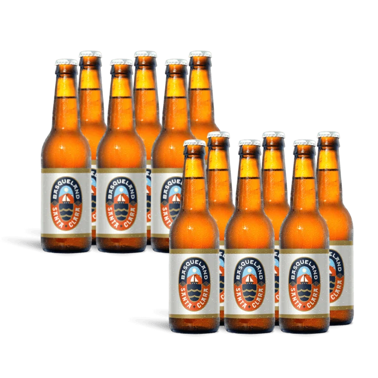 Basqueland Santa Clara Lager, 12 botellas de 33 cl