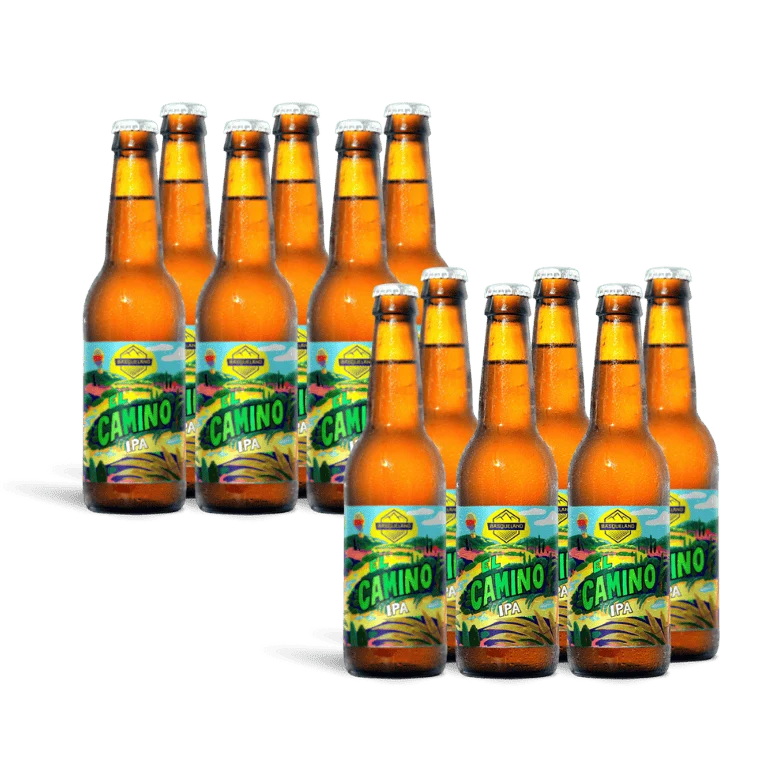 Basqueland El Camino IPA, 24 botellas de 33 cl