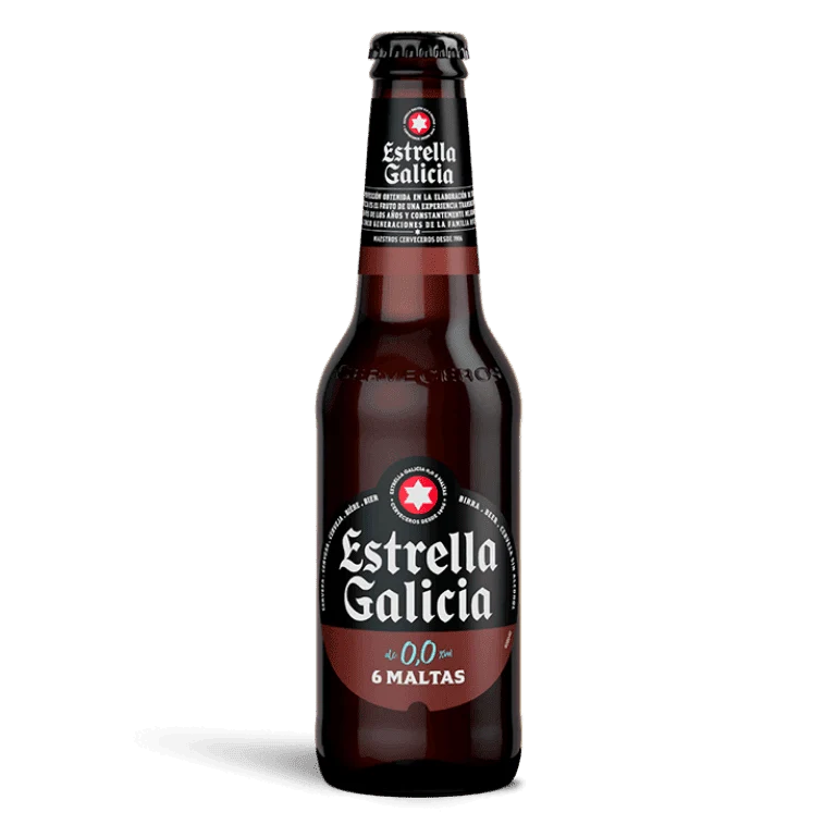 Estrella Galicia 0,0 6 Maltas, 24 botellas de 25 cl