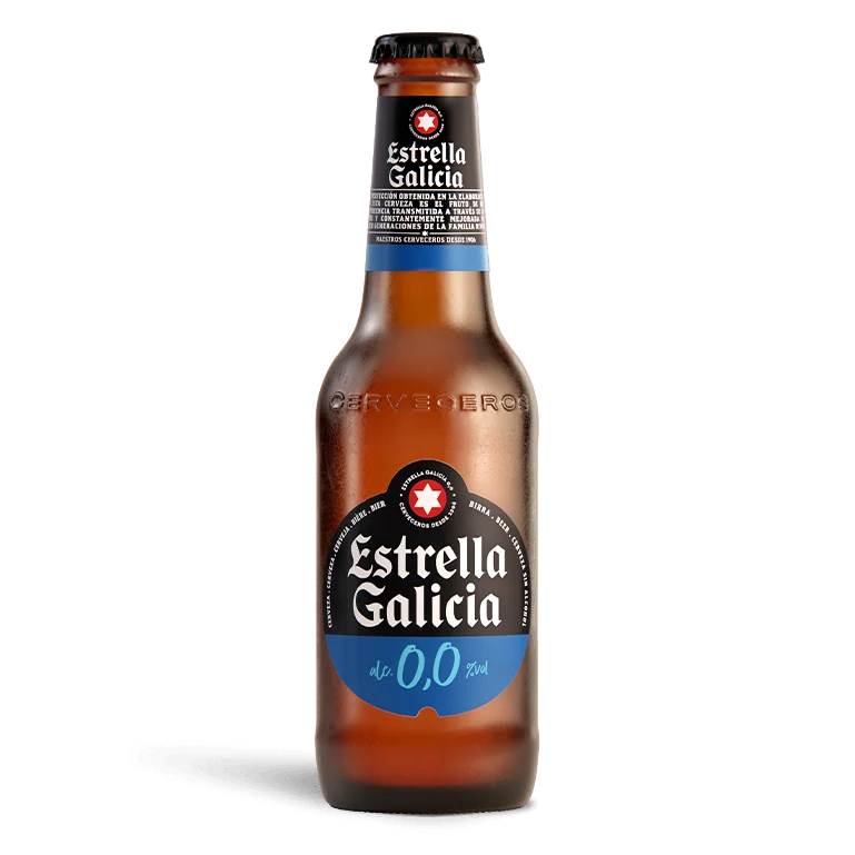 Estrella Galicia 0,0, 24 botellas de 25 cl