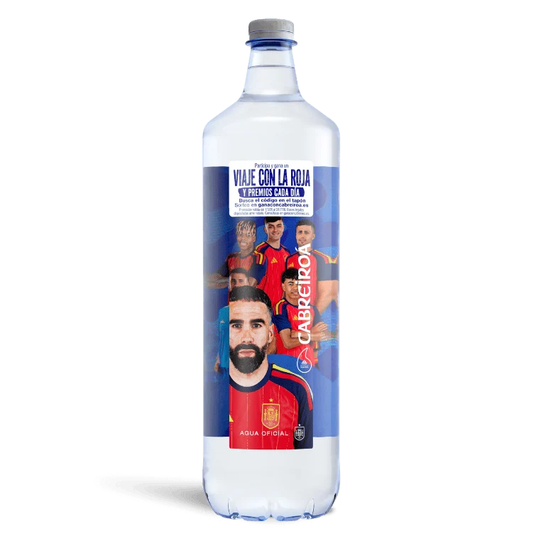 Agua mineral de Cabreiroá, pack 6 botellas de 1,5 l