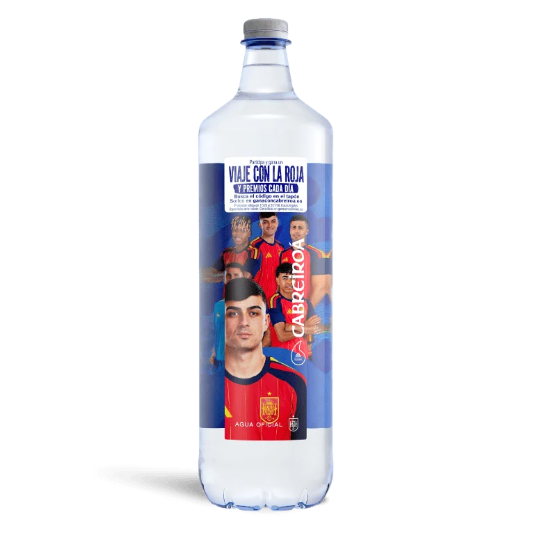 Agua mineral de Cabreiroá, pack 6 botellas de 1,5 l