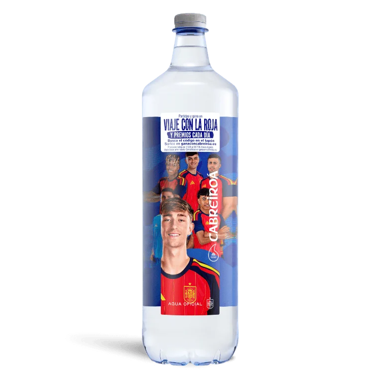 Agua mineral de Cabreiroá, pack 6 botellas de 1,5 l