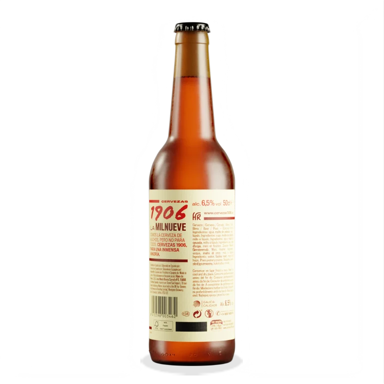 1906 La Milnueve, 12 botellas de 50 cl