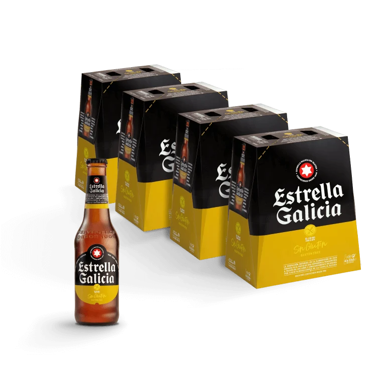 Estrella Galicia Sin Gluten, 24 botellas de 25 cl