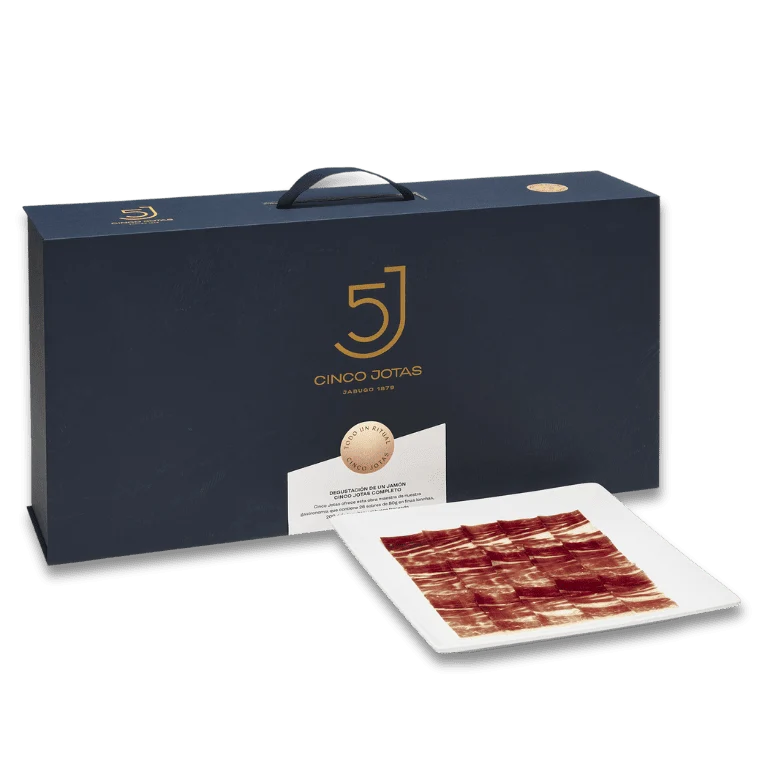 Jamón de Bellota 100% Ibérico cortado a mano de Cinco Jotas, 26 sobres de 80 g
