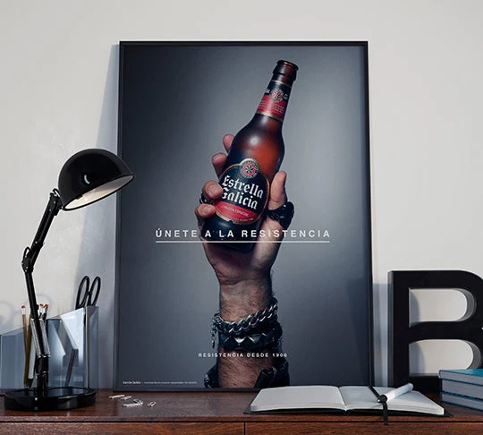 Póster "Únete a la resistencia Rock&Roll"