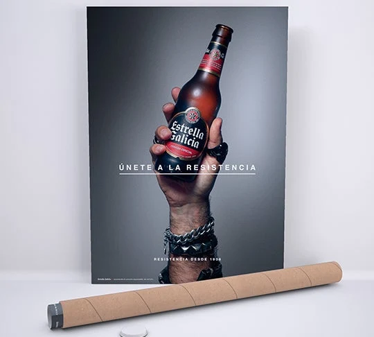 Póster "Únete a la resistencia Rock&Roll"