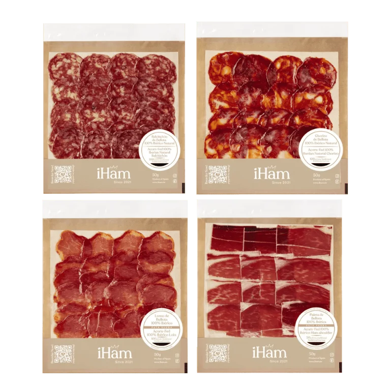 Pack paletistas de iHam, 10 sobres variados de 50 g