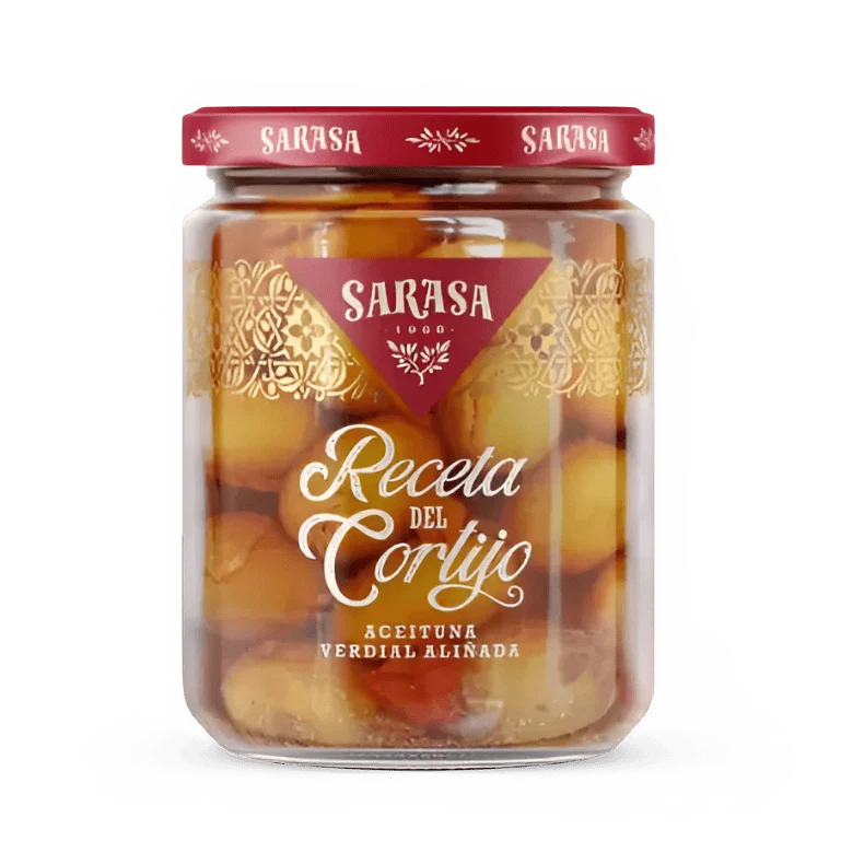 Aceitunas receta del Cortijo de Sarasa, 435 g