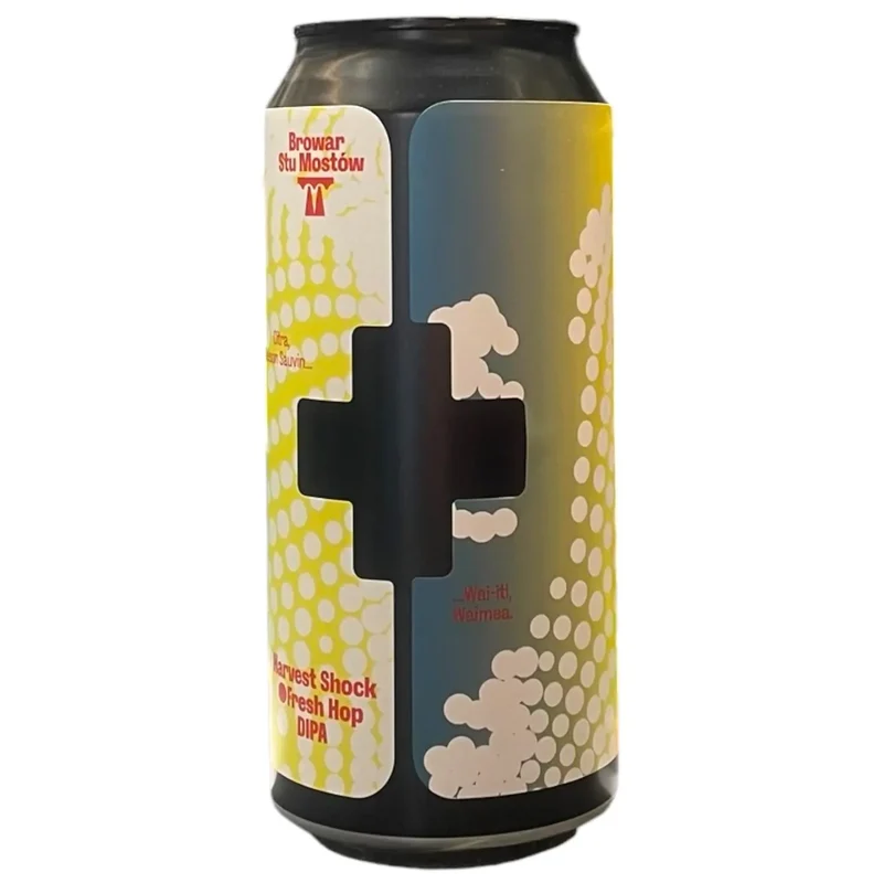 STU MOSTOW HARVEST SHOCK FRESH HOP DIPA 44CL