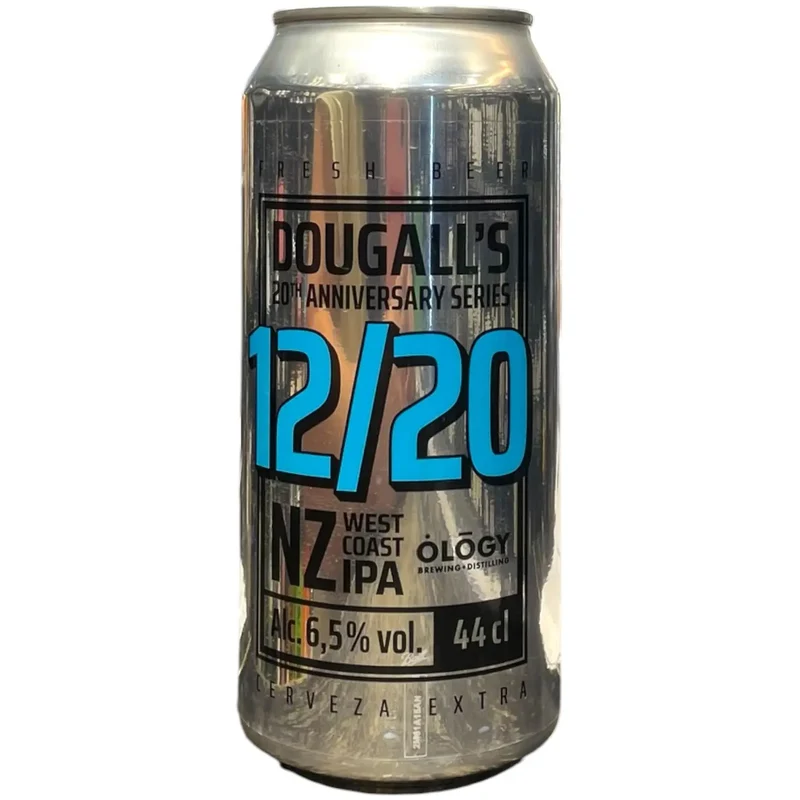 DOUGALLS X OLOGY 20TH ANNIVERSARY 12/20 NZ WEST COAST IPA 44CL