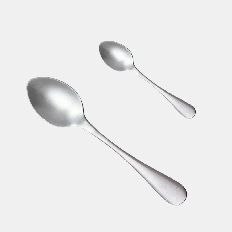 Cuchara de mesa en inox linea vintage. 20 cm - 12 Uds.
