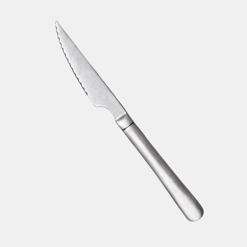 Cuchillo chuletero en inox linea vintage. 22 cm - 12 Uds.