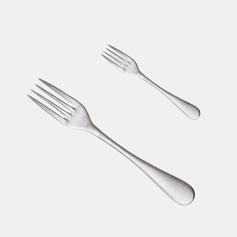 Tenedor de postre en inox linea vintage. 17 cm - 12 Uds.