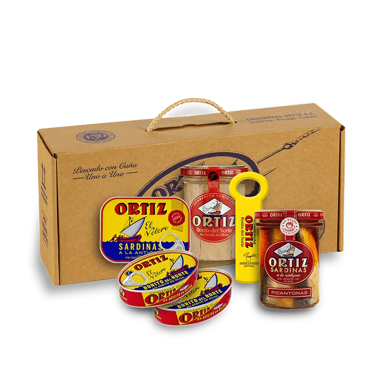 Pack regalo productos de Conservas Ortiz