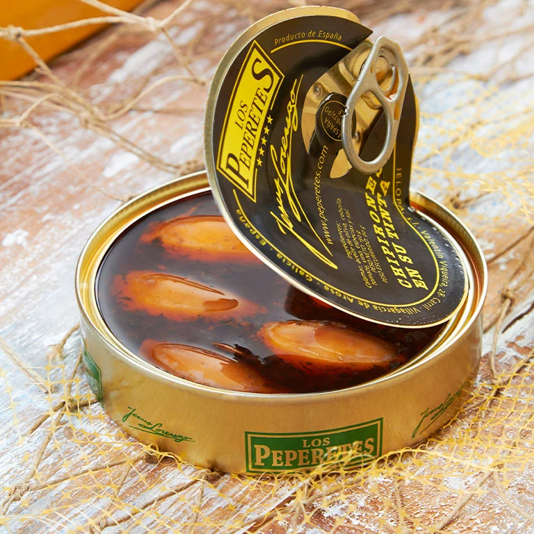 Chipirones en su tinta de Los Peperetes, lata de 120 g