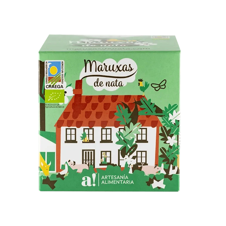 Galletas de nata ecológicas de Maruxas, 200 g