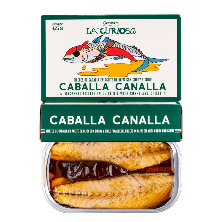 Caballa canalla de conservas La Curiosa, 120 g