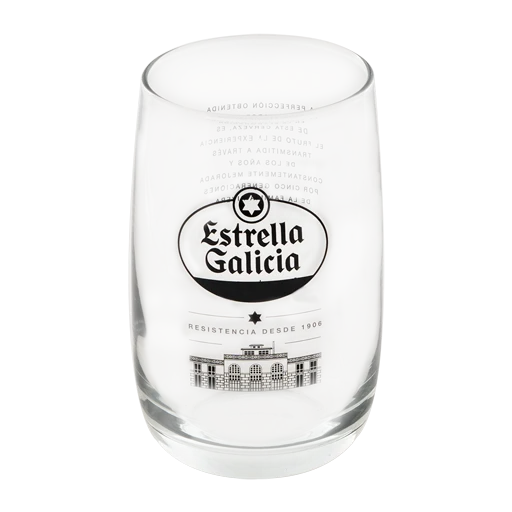 Pack 6 vasos de caña de Estrella Galicia especial, 25 cl