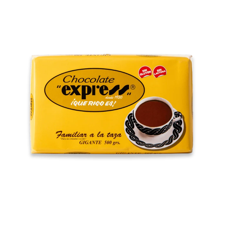 Chocolate familiar a la taza de Chocolate Express, 1 tableta de 500 g