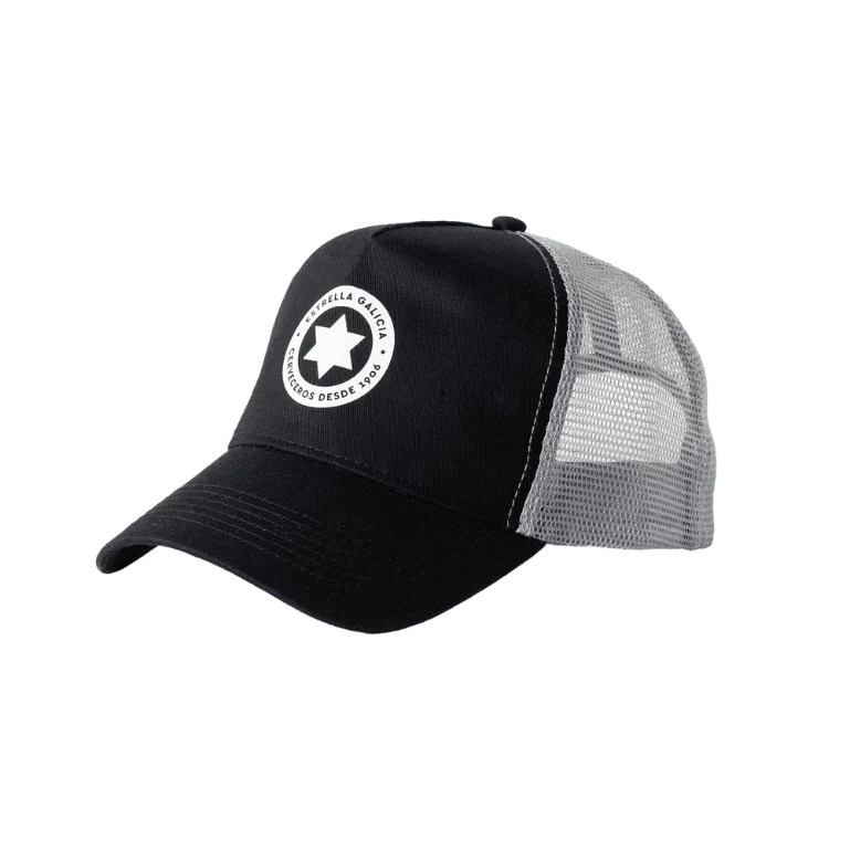 Gorra con rejilla de Estrella Galicia