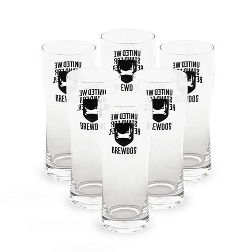 Pack de 6 vasos de BrewDog, 40 cl