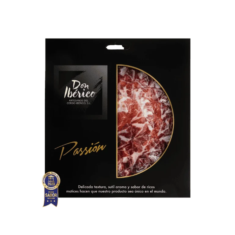 Jamón de Bellota 100% Ibérico loncheado a cuchillo de Don Ibérico, 5 sobres de 80 g