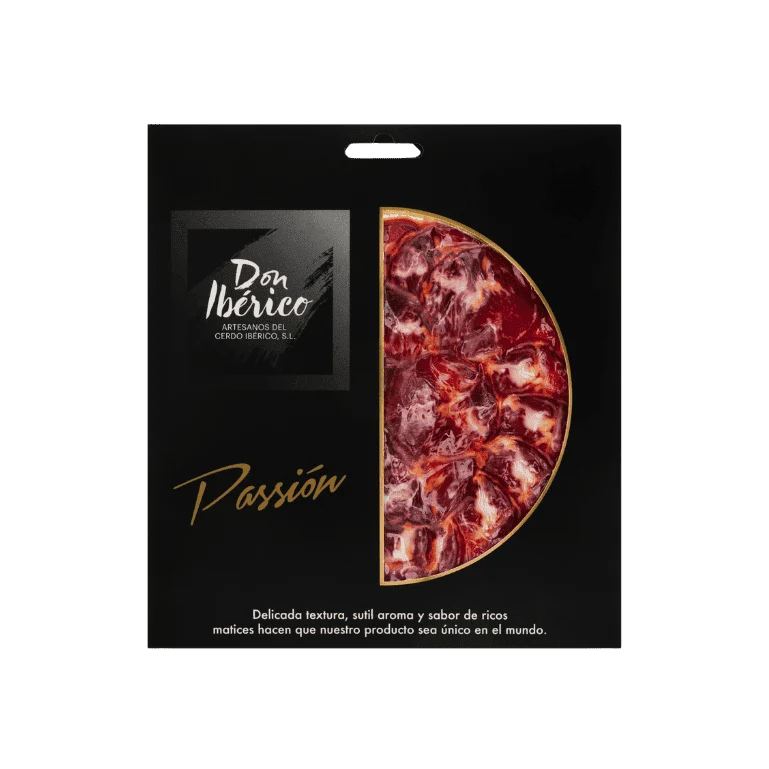 Surtido de Bellota 100% Ibérico loncheado de Don Ibérico, 5 sobres variados de 80 g