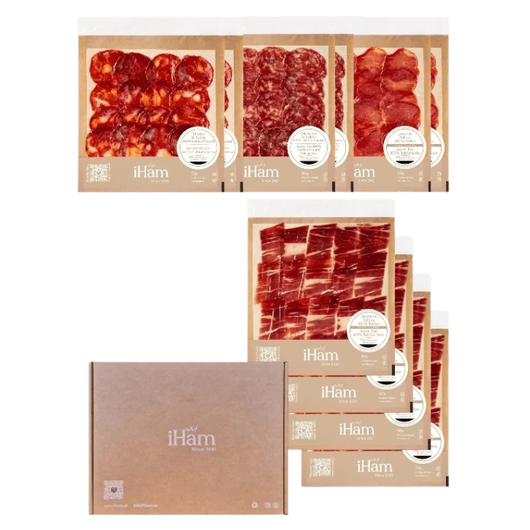 Pack jamonistas de iHam, 10 sobres variados de 50 g