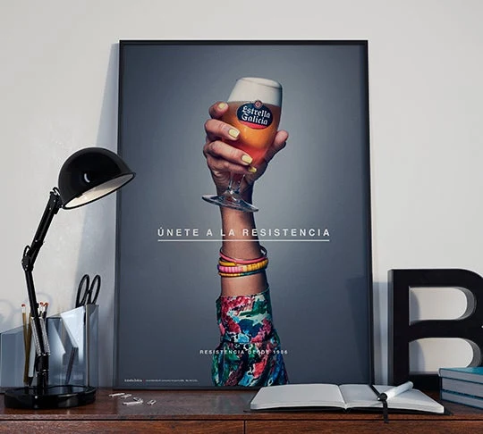 Póster "Únete a la resistencia colours"