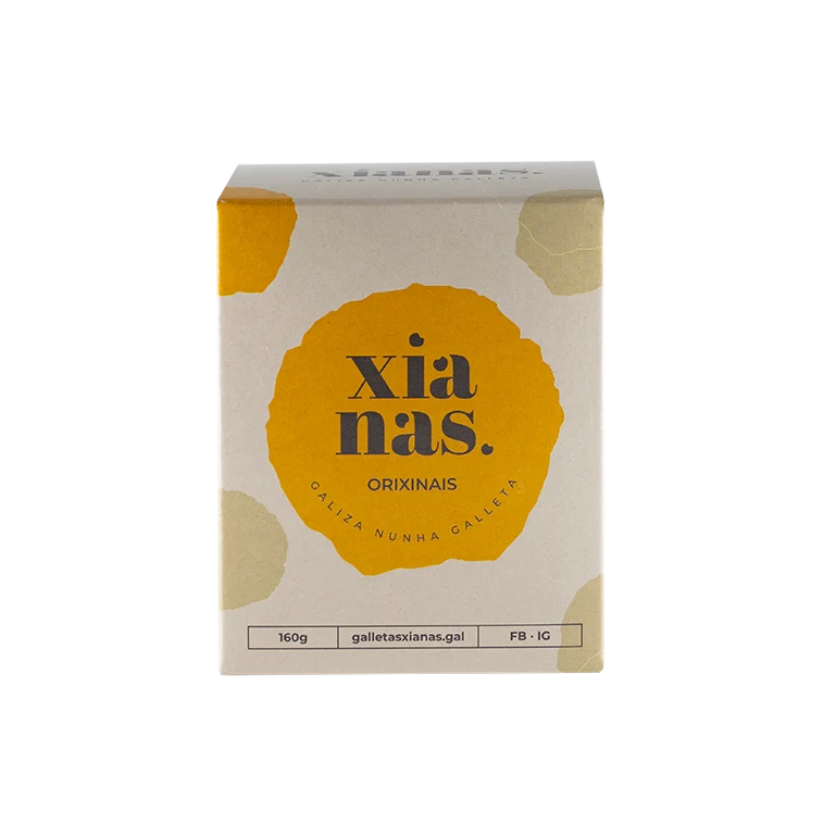 Galletas originales de Xianas, caja de 160 g