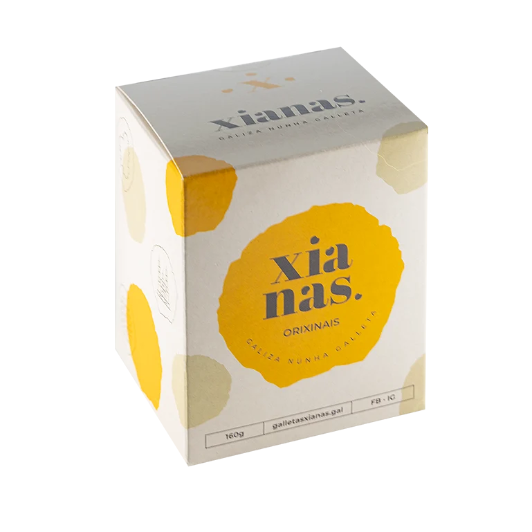 Galletas originales de Xianas, caja de 160 g