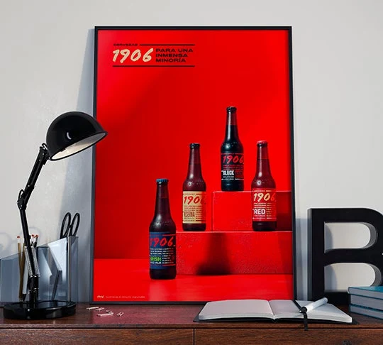 Póster "Cervezas para la inmensa minoría"