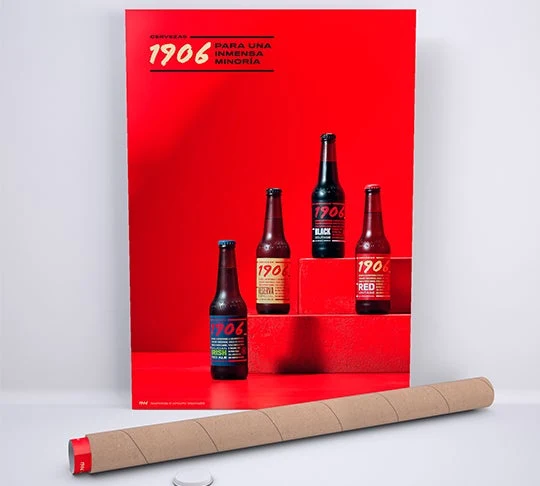 Póster "Cervezas para la inmensa minoría"