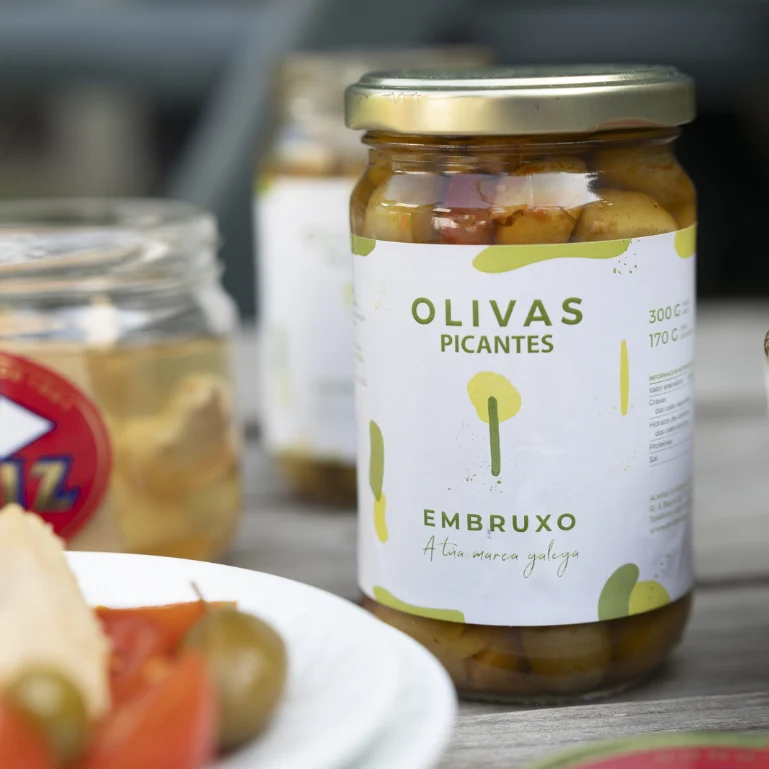 Olivas picantes de Embruxo, 200 g
