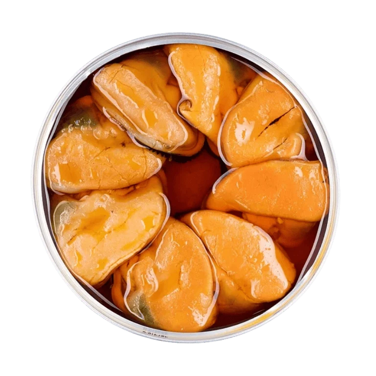 Mejillones en escabeche de Real Conservera Española, lata de 7-9 piezas grandes