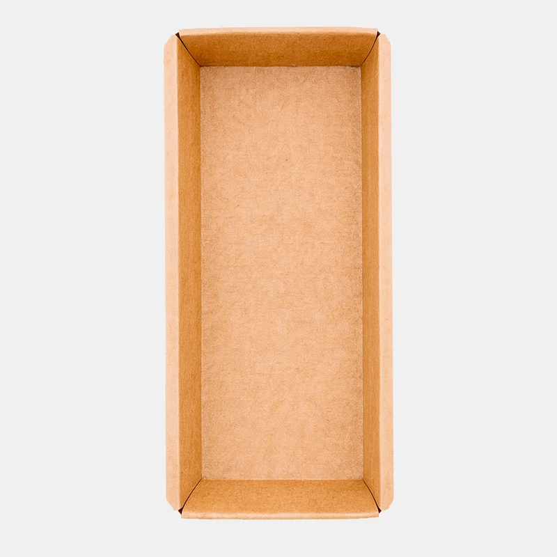 Molde de cartón rectangular. 6.5 x 16.5 x 4.5 cm - 1000 uds.