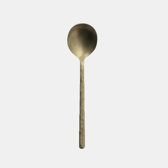 Cubertería acero inox mate Kodai Vintage Gold - 12 Uds.